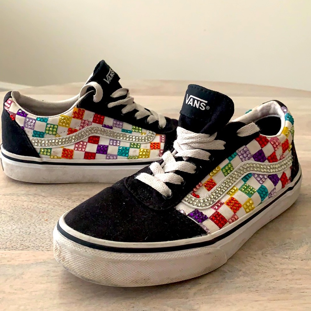 Vans with Rhinestones